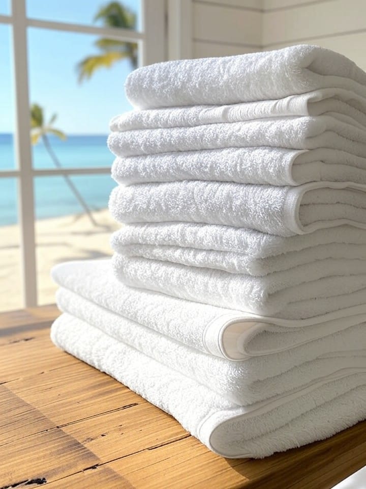 Premium hotel-quality linens for vacation rentals